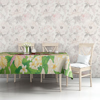Samoa AIGA Floral Theme Tablecloth Always In God's Arms LT7 - Polynesian Pride
