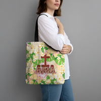 Samoa AIGA Floral Theme Tote Bag Always In God's Arms LT7 - Polynesian Pride