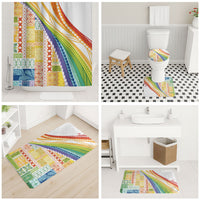 Pasifika Samoa Siapo Malu Tattoo Inspired Bathroom Set Fa'afafine Rainbow Theme LT7 - Polynesian Pride