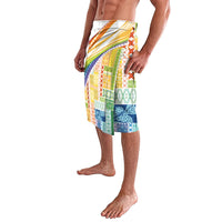 Pasifika Samoa Siapo Malu Tattoo Inspired Lavalava Fa'afafine Rainbow Theme LT7 - Polynesian Pride