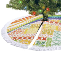 Pasifika Samoa Siapo Malu Tattoo Inspired Tree Skirt Fa'afafine Rainbow Theme LT7 - Polynesian Pride