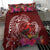 Personalized Samoa Meri Krisimasi Bedding Set Segasegamau'u Mix Siapo