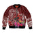 Personalized Samoa Meri Krisimasi Bomber Jacket Segasegamau'u Mix Siapo