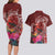 Personalized Samoa Meri Krisimasi Couples Matching Long Sleeve Bodycon Dress and Hawaiian Shirt Segasegamau'u Mix Siapo