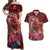 Personalized Samoa Meri Krisimasi Couples Matching Off Shoulder Maxi Dress and Hawaiian Shirt Segasegamau'u Mix Siapo