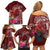 Personalized Samoa Meri Krisimasi Family Matching Off Shoulder Short Dress and Hawaiian Shirt Segasegamau'u Mix Siapo