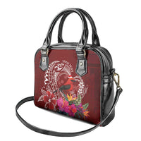 Personalized Samoa Meri Krisimasi Shoulder Handbag Segasegamau'u Mix Siapo
