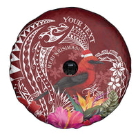 Personalized Samoa Meri Krisimasi Spare Tire Cover Segasegamau'u Mix Siapo