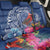 Personalized Samoa Christmas Back Car Seat Cover Cardinal Honeyeater Mix Siapo