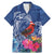 Personalized Samoa Christmas Family Matching Mermaid Dress and Hawaiian Shirt Cardinal Honeyeater Mix Siapo