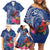 Personalized Samoa Christmas Family Matching Off Shoulder Short Dress and Hawaiian Shirt Cardinal Honeyeater Mix Siapo