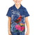 Personalized Samoa Christmas Family Matching Off Shoulder Short Dress and Hawaiian Shirt Cardinal Honeyeater Mix Siapo