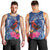 Personalized Samoa Christmas Men Tank Top Cardinal Honeyeater Mix Siapo