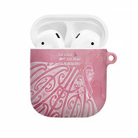 Breast Cancer Awareness Maori AirPods Case Kia Kaha Kia Maia Kia Manawanui - Polynesian Pride