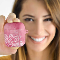 Breast Cancer Awareness Maori AirPods Case Kia Kaha Kia Maia Kia Manawanui - Polynesian Pride