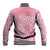 Breast Cancer Awareness Maori Baseball Jacket Kia Kaha Kia Maia Kia Manawanui - Polynesian Pride