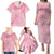 Breast Cancer Awareness Maori Family Matching Puletasi and Hawaiian Shirt Kia Kaha Kia Maia Kia Manawanui - Polynesian Pride