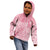 Breast Cancer Awareness Maori Kid Hoodie Kia Kaha Kia Maia Kia Manawanui - Polynesian Pride
