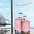 Breast Cancer Awareness Maori Luggage Cover Kia Kaha Kia Maia Kia Manawanui - Polynesian Pride