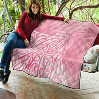 Breast Cancer Awareness Maori Quilt Kia Kaha Kia Maia Kia Manawanui - Polynesian Pride