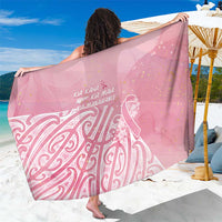 Breast Cancer Awareness Maori Sarong Kia Kaha Kia Maia Kia Manawanui - Polynesian Pride