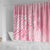 Breast Cancer Awareness Maori Shower Curtain Kia Kaha Kia Maia Kia Manawanui - Polynesian Pride