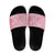 Breast Cancer Awareness Maori Slide Sandals Kia Kaha Kia Maia Kia Manawanui - Polynesian Pride
