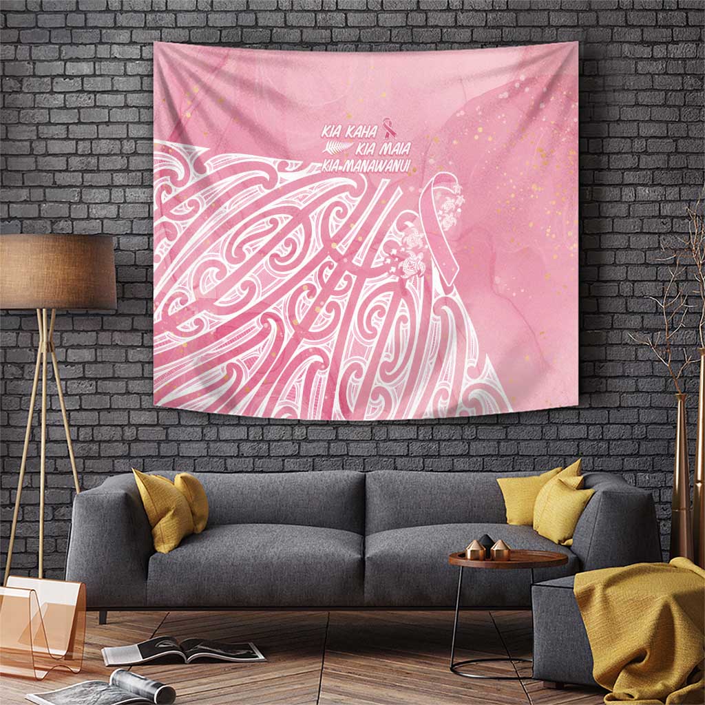 Breast Cancer Awareness Maori Tapestry Kia Kaha Kia Maia Kia Manawanui - Polynesian Pride