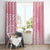 Breast Cancer Awareness Maori Window Curtain Kia Kaha Kia Maia Kia Manawanui - Polynesian Pride