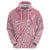 Breast Cancer Awareness Maori Zip Hoodie Kia Kaha Kia Maia Kia Manawanui - Polynesian Pride
