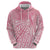 Breast Cancer Awareness Maori Zip Hoodie Kia Kaha Kia Maia Kia Manawanui - Polynesian Pride
