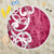Breast Cancer Awareness Maori Beach Blanket Koru Kowhaiwhai - Polynesian Pride