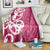 Breast Cancer Awareness Maori Blanket Koru Kowhaiwhai - Polynesian Pride