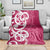 Breast Cancer Awareness Maori Blanket Koru Kowhaiwhai - Polynesian Pride