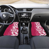 Breast Cancer Awareness Maori Car Mats Koru Kowhaiwhai - Polynesian Pride