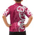 Breast Cancer Awareness Maori Family Matching Off The Shoulder Long Sleeve Dress and Hawaiian Shirt Koru Kowhaiwhai - Polynesian Pride