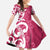 Breast Cancer Awareness Maori Family Matching Puletasi and Hawaiian Shirt Koru Kowhaiwhai - Polynesian Pride