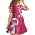 Breast Cancer Awareness Maori Family Matching Puletasi and Hawaiian Shirt Koru Kowhaiwhai - Polynesian Pride