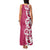 Breast Cancer Awareness Maori Family Matching Tank Maxi Dress and Hawaiian Shirt Koru Kowhaiwhai - Polynesian Pride