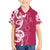 Breast Cancer Awareness Maori Kid Hawaiian Shirt Koru Kowhaiwhai - Polynesian Pride