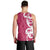 Breast Cancer Awareness Maori Men Tank Top Koru Kowhaiwhai - Polynesian Pride