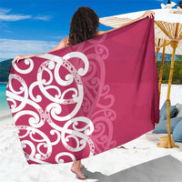 Breast Cancer Awareness Maori Sarong Koru Kowhaiwhai - Polynesian Pride