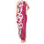 Breast Cancer Awareness Maori Tank Maxi Dress Koru Kowhaiwhai - Polynesian Pride