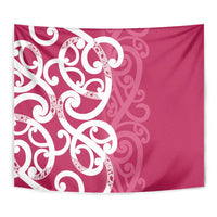 Breast Cancer Awareness Maori Tapestry Koru Kowhaiwhai - Polynesian Pride