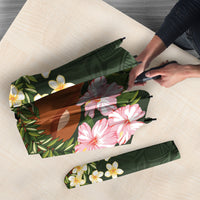 Aloha Hawaii Ipu Gourd Mix Maile Lei Umbrella Sage Green LT7 - Polynesian Pride