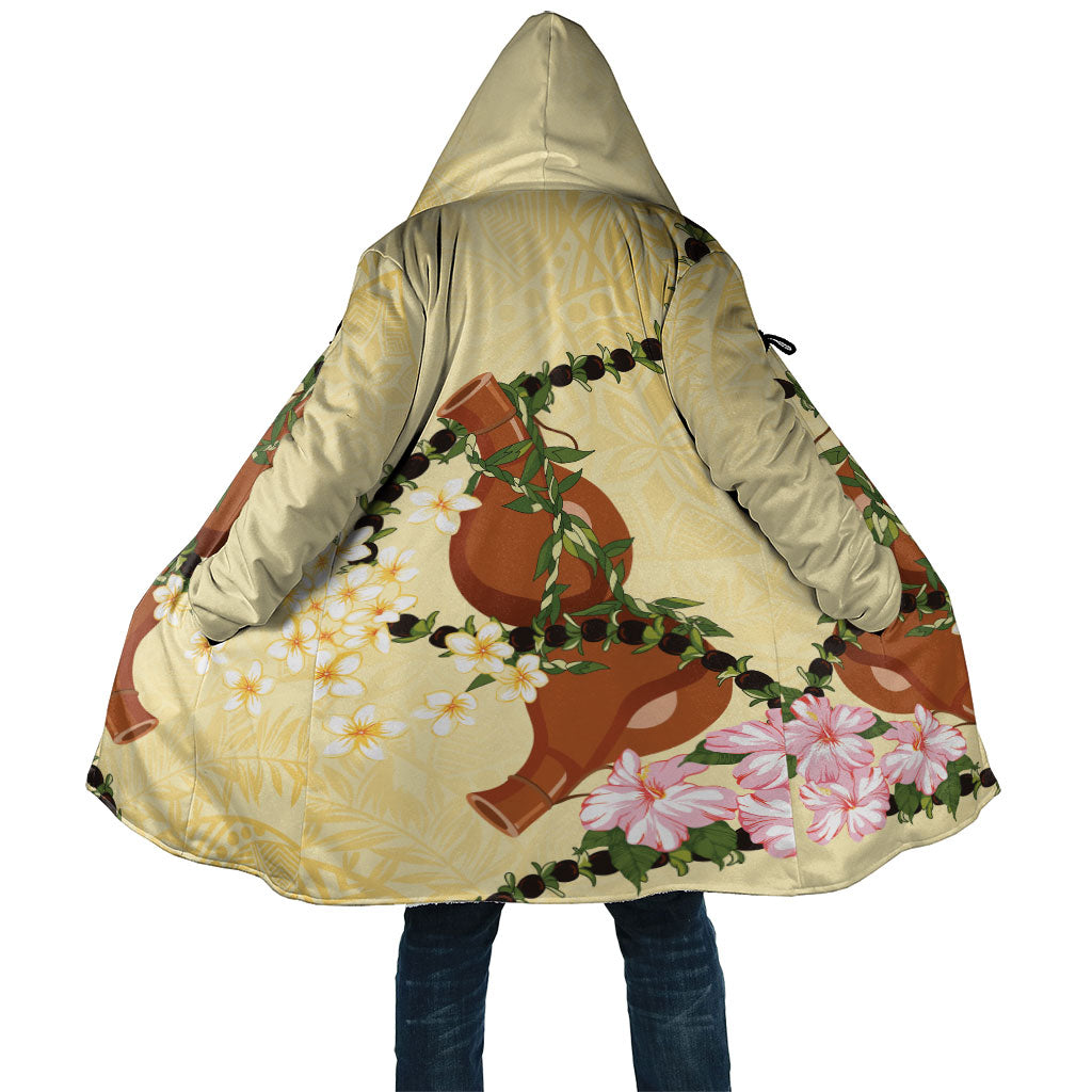 Aloha Hawaii Ipu Gourd Mix Kukui Nut Lei Cloak Lemon Yellow LT7 Unisex Lemon Yellow - Polynesian Pride