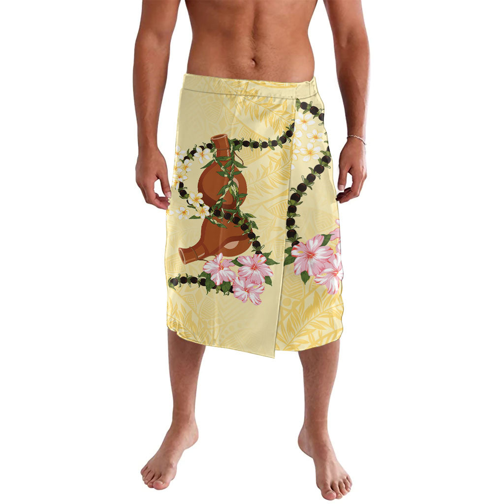 Aloha Hawaii Ipu Gourd Mix Kukui Nut Lei Lavalava Lemon Yellow LT7 Lemon Yellow - Polynesian Pride