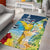 Funny Tropical Christmas Area Rug Tis The Season To Get Tipsy