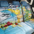 Funny Tropical Christmas Back Car Seat Cover Tis The Season To Get Tipsy