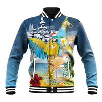 Funny Tropical Christmas Baseball Jacket Tis The Season To Get Tipsy LT7 Unisex Colorful - Polynesian Pride